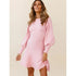 'Raine' Lantern Sleeve Sweater Dress - Celes Fashion